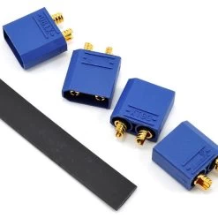 ProTek RC 4.5mm "TruCurrent" XT90 Polarized Device Connectors (4 Male) #PTK-5038