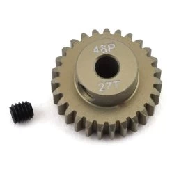 ProTek RC 48P Lightweight Hard Anodized Aluminum Pinion Gear (3.17mm Bore) (27T) PTK-8614
