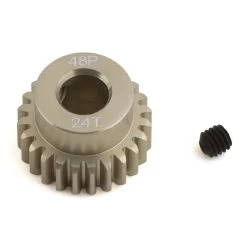 ProTek RC 48P Lightweight Hard Anodized Aluminum Pinion Gear (5.0mm Bore) (24T) #PTK-8644