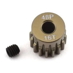 ProTek RC 48P Lightweight Hard Anodized Aluminum Pinion Gear (3.17mm Bore) (16T) #PTK-8603