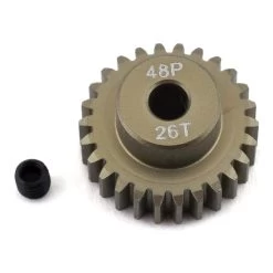 ProTek RC 48P Lightweight Hard Anodized Aluminum Pinion Gear (3.17mm Bore) (26T) PTK-8613
