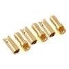 ProTek RC 5.5mm "Super Bullet" Solid Gold Connectors (3 Male/3 Female) #PTK-5014