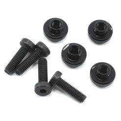 ProTek RC Aluminum Servo Mount Grommet (Black) (4) #PTK-3040