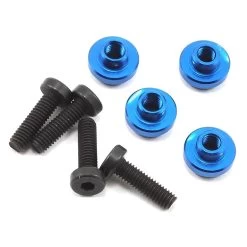 ProTek RC Aluminum Servo Mount Grommet (Blue) (4) #PTK-3041