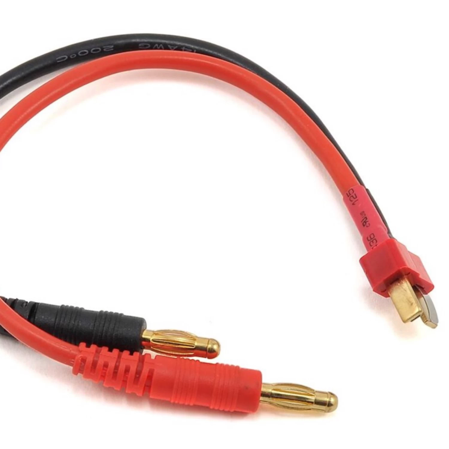 ProTek RC Heavy Duty T-Style Ultra Plug Charge Lead (Male To 4mm Banana) #PTK-5216 1 ProTek RC Heavy Duty T-Style Ultra Plug Charge Lead (Male To 4mm Banana) #PTK-5216