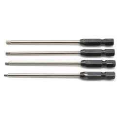 ProTek RC "TruTorque" Metric 1/4" Power Drill Tip Set (4) (1.5, 2.0, 2.5, 3.0mm) #PTK-8243