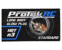PTK-2553 ProTek RC N3 Hot Standard Glow Plug (.12, .15 And .18 Engines) (Protek RC)