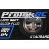PTK-2554 ProTek RC N4 Medium Hot Standard Glow Plug (.12, .15 To .28 Engines) (1) (Protek RC)