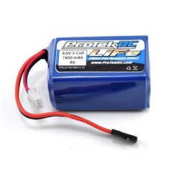 PTK-5162 LiFe Hump Receiver Battery Pack (6.6V / 1800mAh W/ Balancer Plug) (Protek RC)