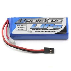 PTK-5196 2S 7.4V 2300mAh LiPo Flat Receiver Battery Pack (Protek RC)