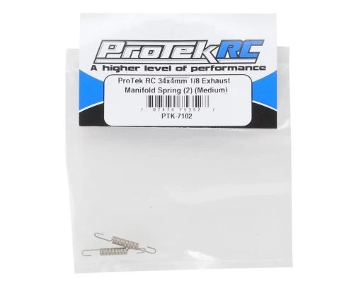 PTK-7102 1.25" 1/8 Exhaust Manifold Spring (2) (Medium) (Protek RC) -Racing Gear Shop protek rc ptk 7102 125 1 8 exhaust manifold spring