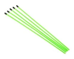 PTK-8352 ProTek RC Antenna Tube W/Caps (Flo Green) (5) (Protek RC)